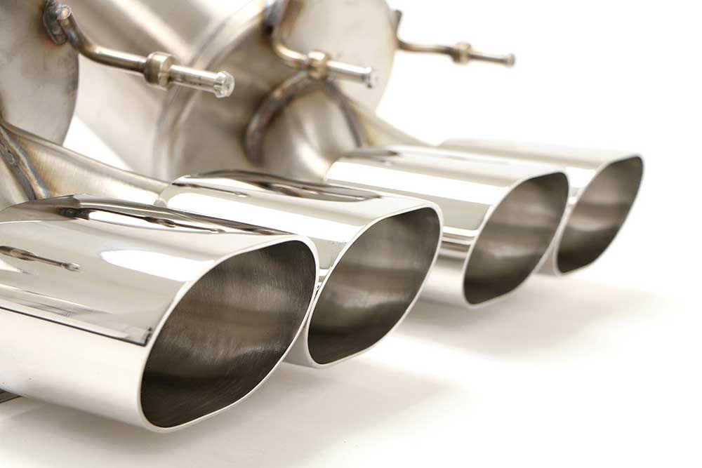 Billy Boat Axle-Back Exhaust System with 4.5" Quad Oval Tips