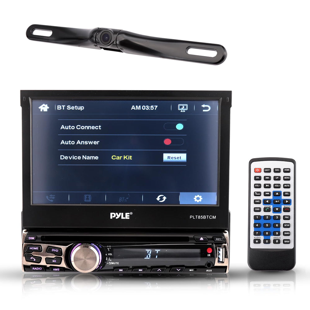7-Inch Bluetooth Headunit Receiver and Backup Camera Kit
