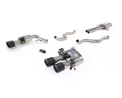 Sport System Active Valve Exhaust with Carbon Fiber Tips