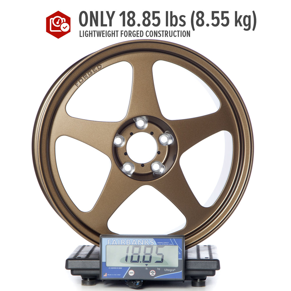 R1 18x8.5 +35mm 5x100-5x120 73.10mm Hub Bore Forged Wheel