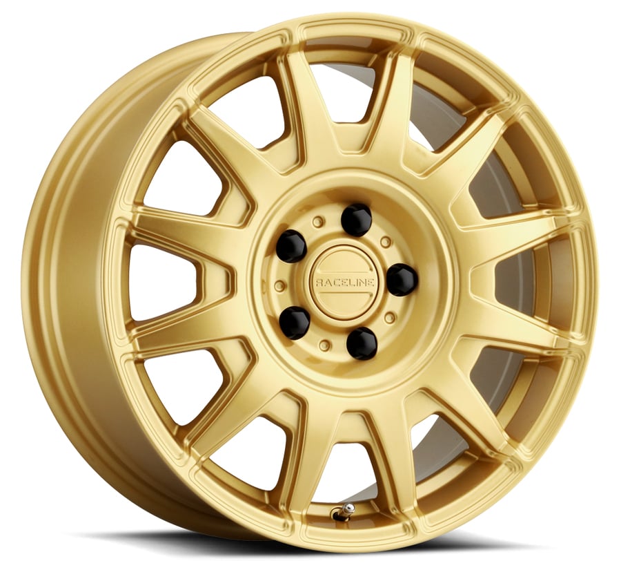 401GD 17" x 8" +40mm Offset Gloss Gold Wheel