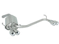 Duplex Rear Silencer w/ 2x80mm Round Tailpipes
