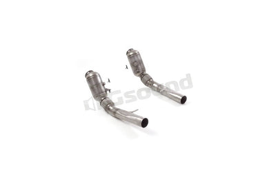 Stainless Steel Downpipes w/ 200CPSI Cats