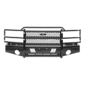 Gloss Black Steel Diamond Plate Truck Bumper