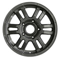 TRD 17x8 Inch Off-Road Alloy Wheel Gunmetal Gray
