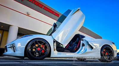 Vertical Door Hinges for Corvette C8