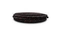 Vibrant Performance - 11966R - 10ft Roll of Black Red Nylon Braided Flex Hose; AN Size: -6; Hose ID: 0.34 in.;