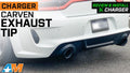 5-Inch Black Ceramic Round Exhaust Tips
