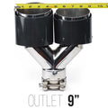 Carbon Fiber Dual Exhaust Tip