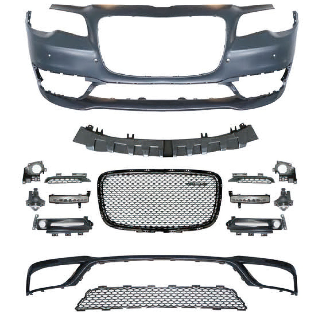 Front Bumper w/ Fog Lamp & DRL Holes