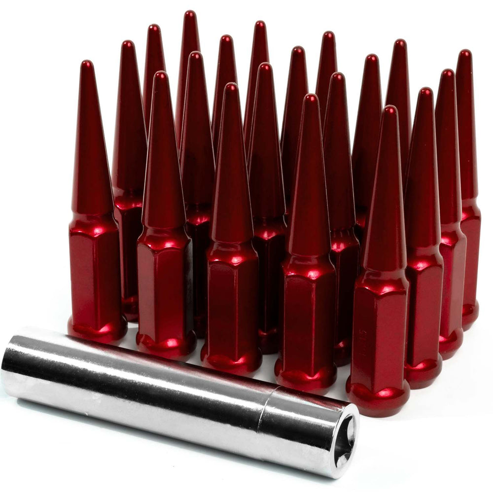 Red Spike Lug Nut Kit
