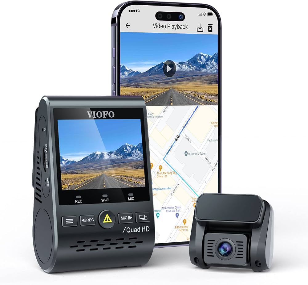 Plus Duo 2-Channel 2K 1440P Dash Cam System