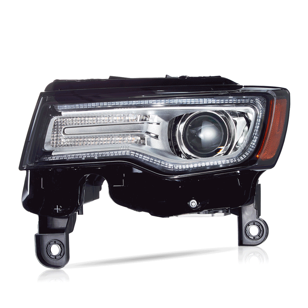 LED Headlight Assembly w/ Blue Animation & Sequential Turn