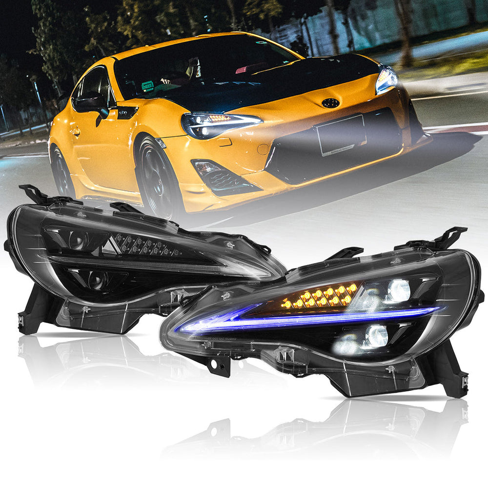 LED Dual-Beam Projector Headlight Assembly, Smoked