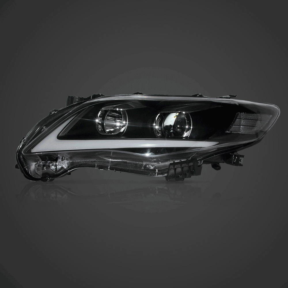 LED Headlights with DOCTOR SINGLE-BEAM LENS