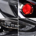 Projector Headlight Assembly with LED DRL