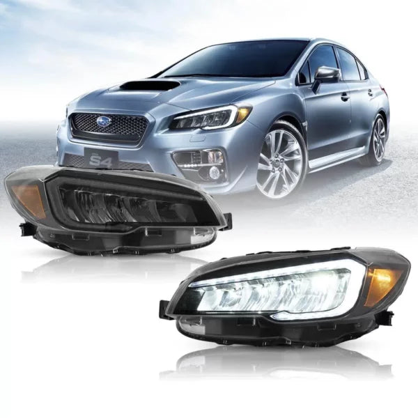 Dual Beam Projector Full LED Headlight Assembly