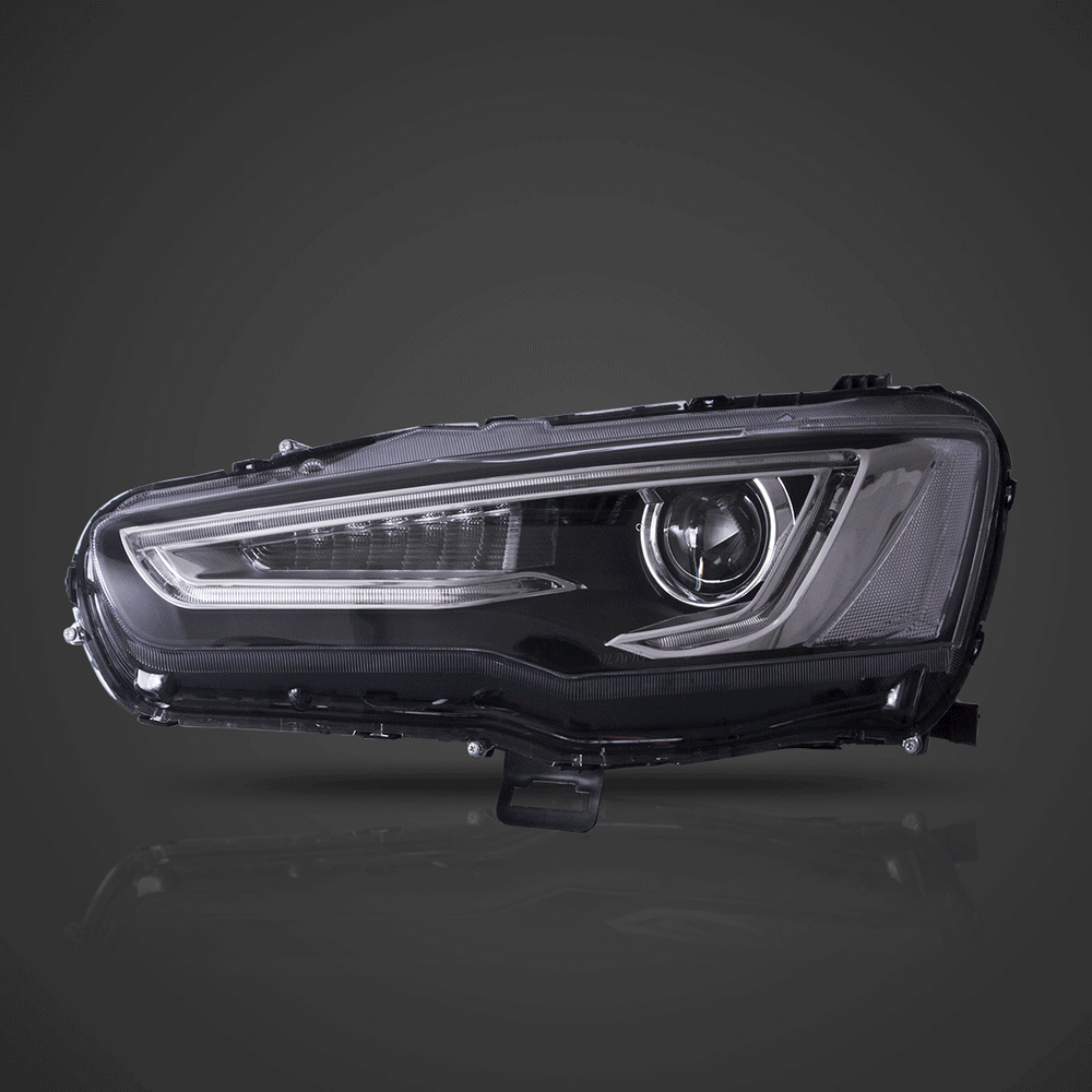 Demon Eye Dual Beam Projector Headlights, Black Housing