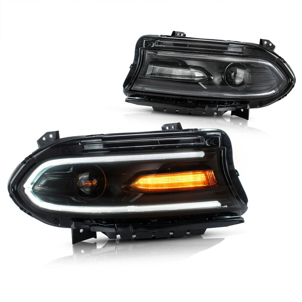 LED Dual-Beam Projector Headlight Assembly