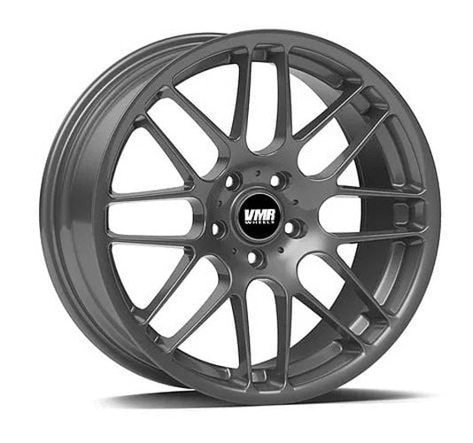 V703 18x8.5 5x112 Gunmetal Gray Mesh Wheel
