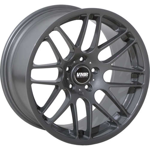 V703 18x9.5 8-Spoke Mesh Wheel, Gunmetal Gray