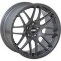 V703 18x9.5 8-Spoke Mesh Wheel, Gunmetal Gray