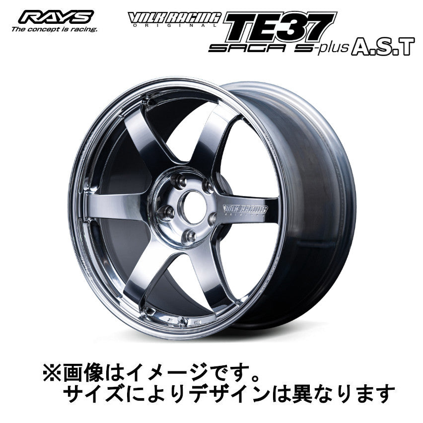TE37 Saga S-Plus 18x8.5J +42 5x112 AST Crystal Buff Wheel
