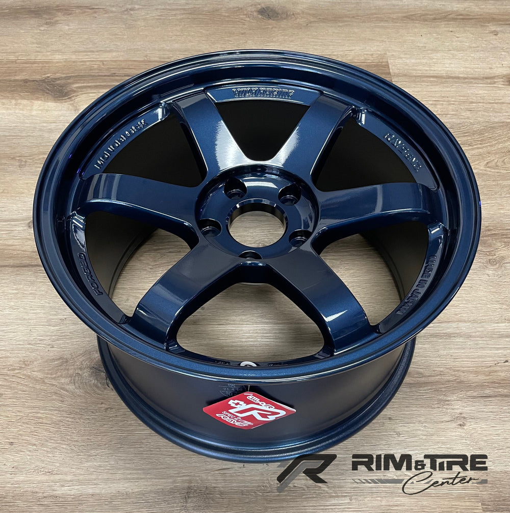 TE37SL 18x10.5 +15 5x114.3 Mag Blue