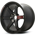 TE37SL Black Edition III 18x9.5 +21 5x112 Pressed Black Red Spoke Accent Wheel