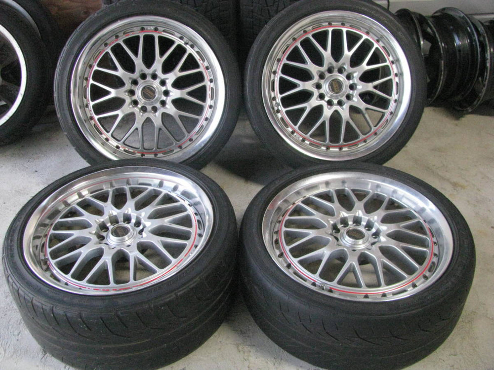 RAYS GT-U MESH 18x7.5 +44 Front / 18x9 +50 Rear Wheel