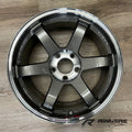 TE37SL 18x9.5 +38mm 5x120 Pressed Graphite Wheel, Set of 4