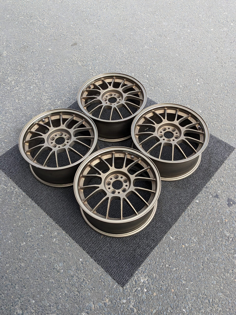 SE37K 18x8 +48 5x100 Anodized Bronze Wheel