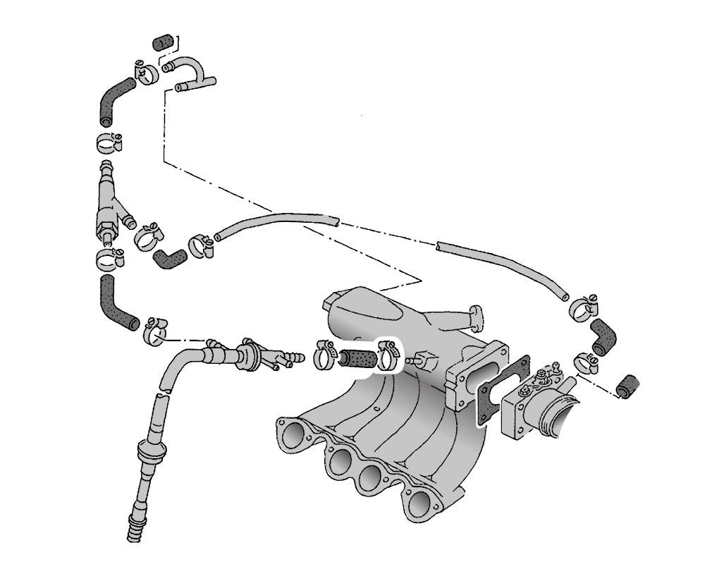 K-Jetronic Throttle Valve to Intake Manifold Gasket