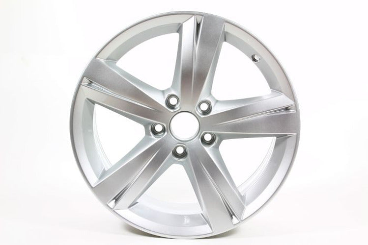 17x7 Silver 5-Spoke Aluminum Alloy Wheel