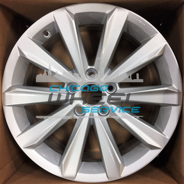 17x7 5-112 43mm Offset 10-Spoke Alloy Wheel