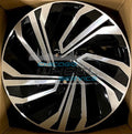 17x7 5x112mm Black Machined Aluminum Wheel