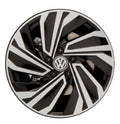 17x7 5x112mm Black Machined Aluminum Wheel
