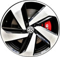 18x7.5 Aluminum Wheel, Black Machined