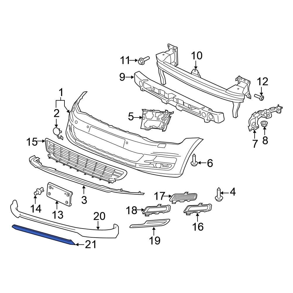 Rear Bumper Valance Panel