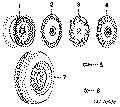 16x6.5 Steel Wheel, 14-Hole