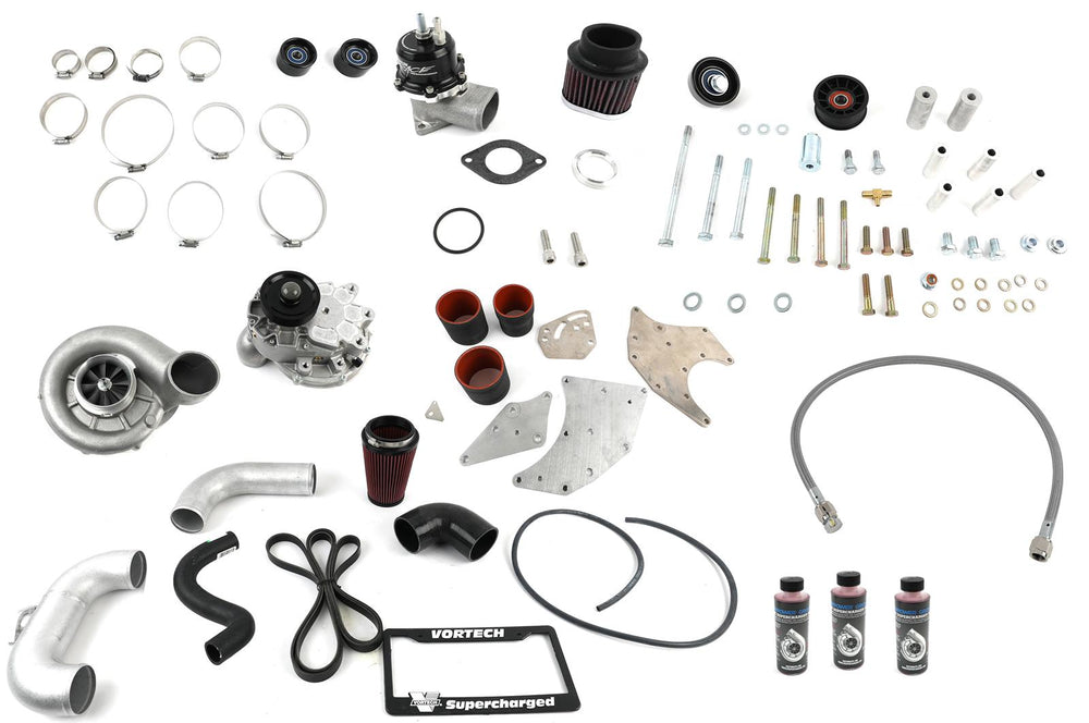 Tuner Kit EFI GM LS-Swap Passenger Side LS Truck FEAD w/V-3 SCi Satin Finish