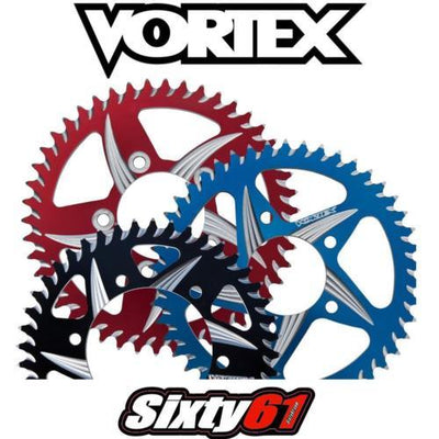 Vortex Racing Aluminum Rear Sprocket 520 43 Tooth- Black