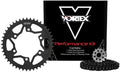 Vortex Racing V3 2.0 Chain and Sprocket Kit 3520-18,527S-43,530RX3-114- Black
