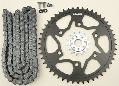 Vortex Racing V3 2.0 Chain and Sprocket Kit 3768-14,435S-48,520SX3-108- Black
