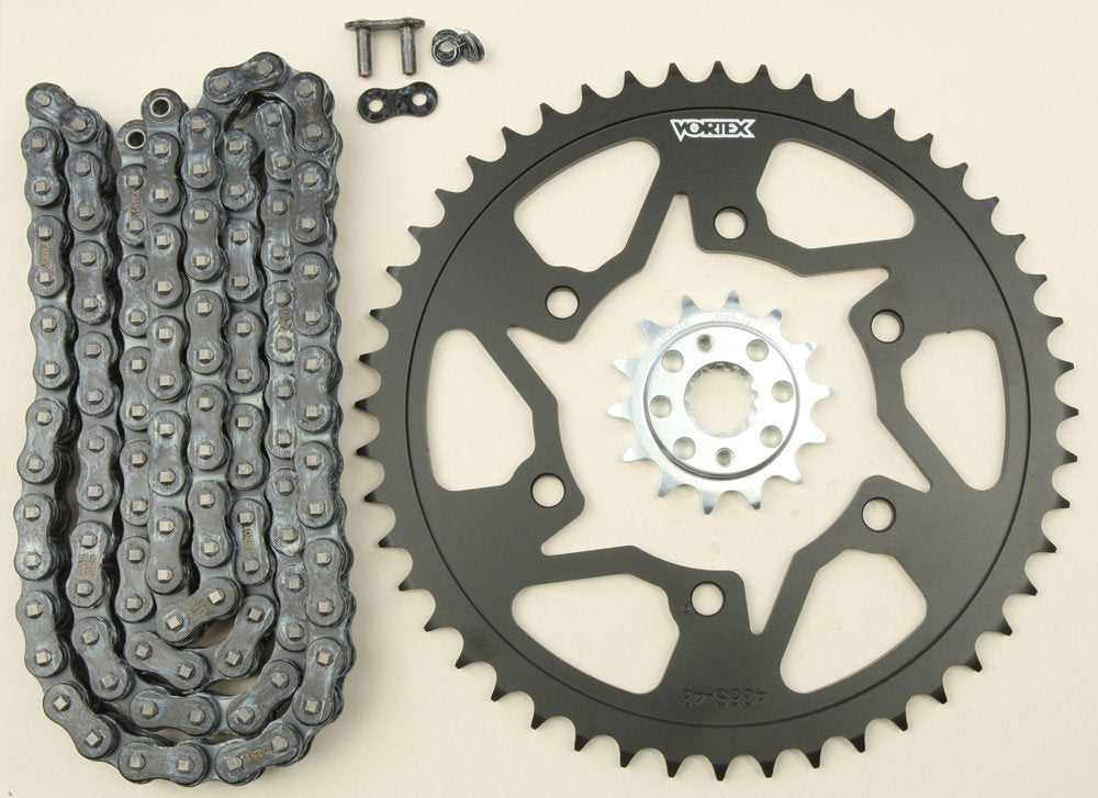 Vortex Racing V3 2.0 Chain and Sprocket Kit 3768-14,435S-48,520SX3-108- Black