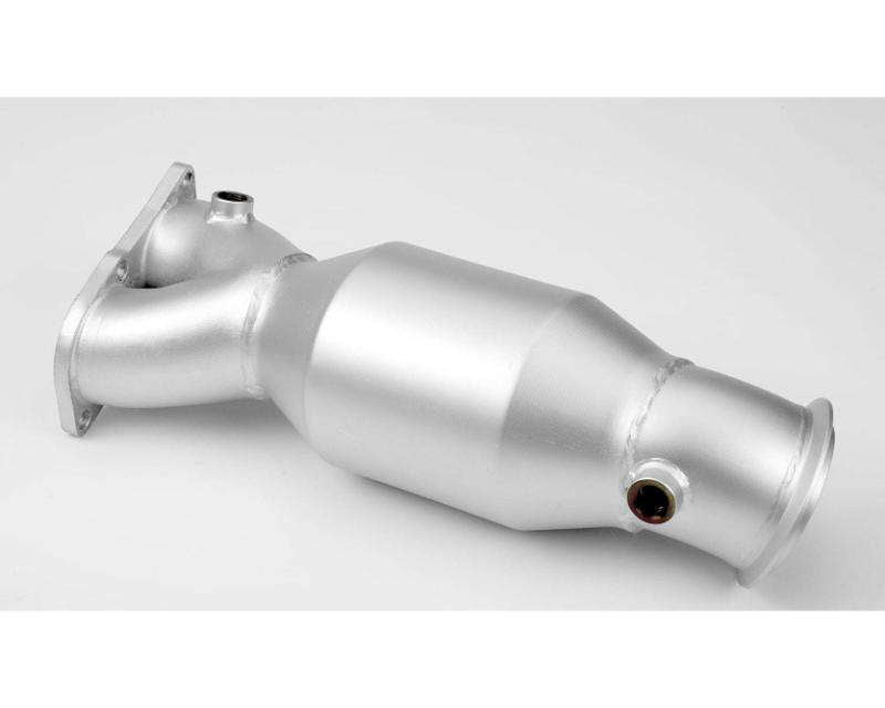 3.5" High-Flow Catted Downpipe Ceramic Coated