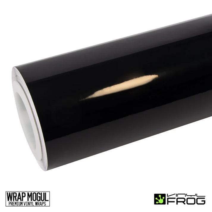 Glossy Paint Black Vinyl Wrap