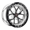 Weld S71 17x11 / 5x115mm BP / 6.2in. BS Black Wheel (High Pad) - Black Single Beadlock MT
