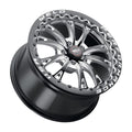 Weld Belmont Beadlock 17x10 / 5x115 BP / ET30 BS 6.70 Gloss Black MIL DIA 78.1
