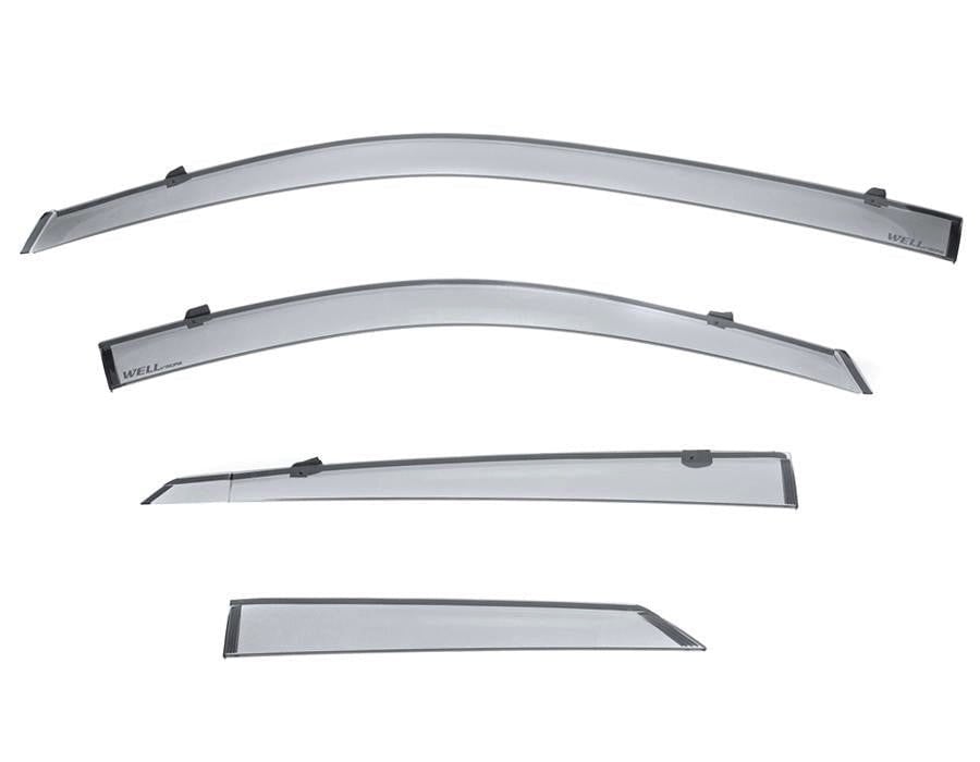 Tape-On Window Deflectors Smoke